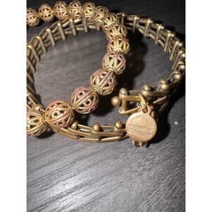 Set of Alex and Ani vintage sixty six‎ energy + bracelets